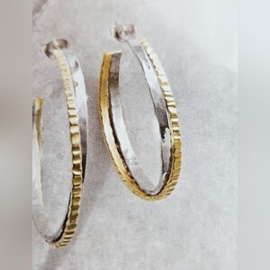 Post hoop earrings. Silpada 2016.